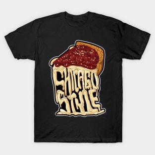 Chicago Style Deep Dish Pizza T-Shirt